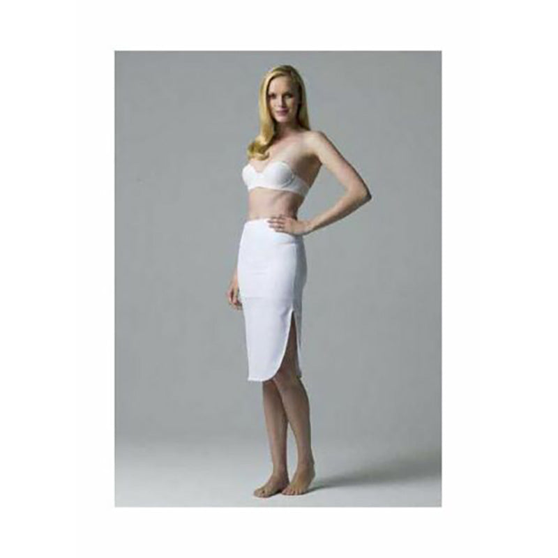 NWD David's Bridal Dominique Tea Length Wedding Control Slip, White, 3XL