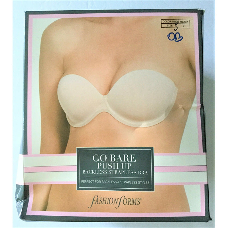 Fashion Forms Go Bare Backless Strapless Bra Nude A