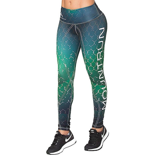 Mountrun Active Colombian Waisted High Compression Workout Shaping Leggings (Cap)