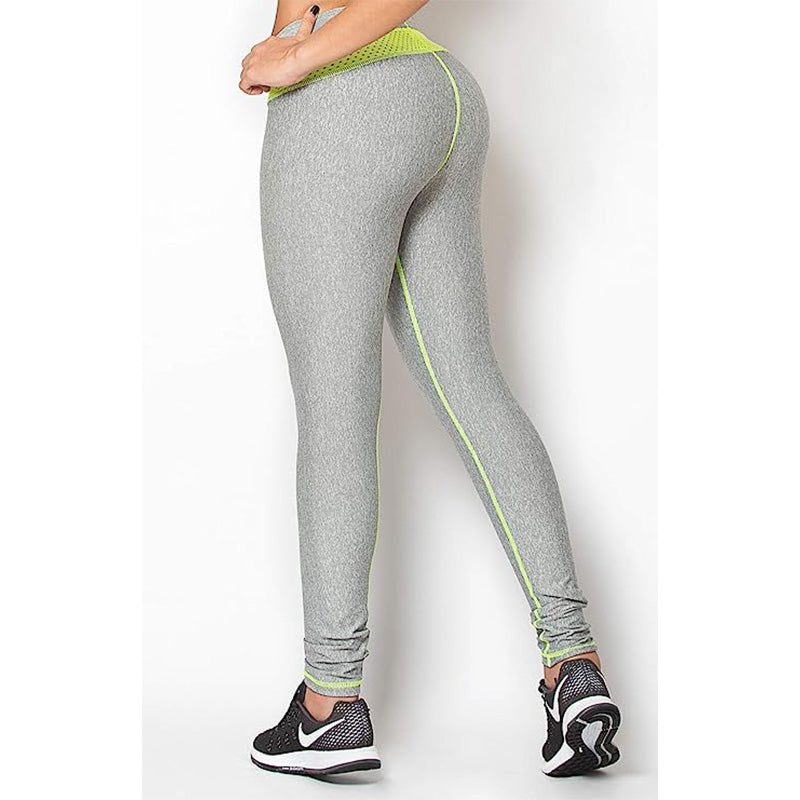 Mountrun Active Colombian  Waisted High Compression Workout Shaping Leggings (Jasper)
