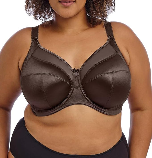 GODDESS Women's Kiera Underwire Bra, Chocolate, 36J