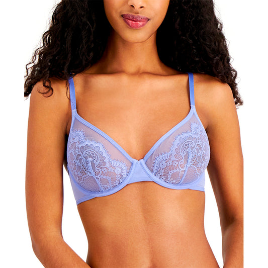 INC Underwire Lace Bra Lolite M