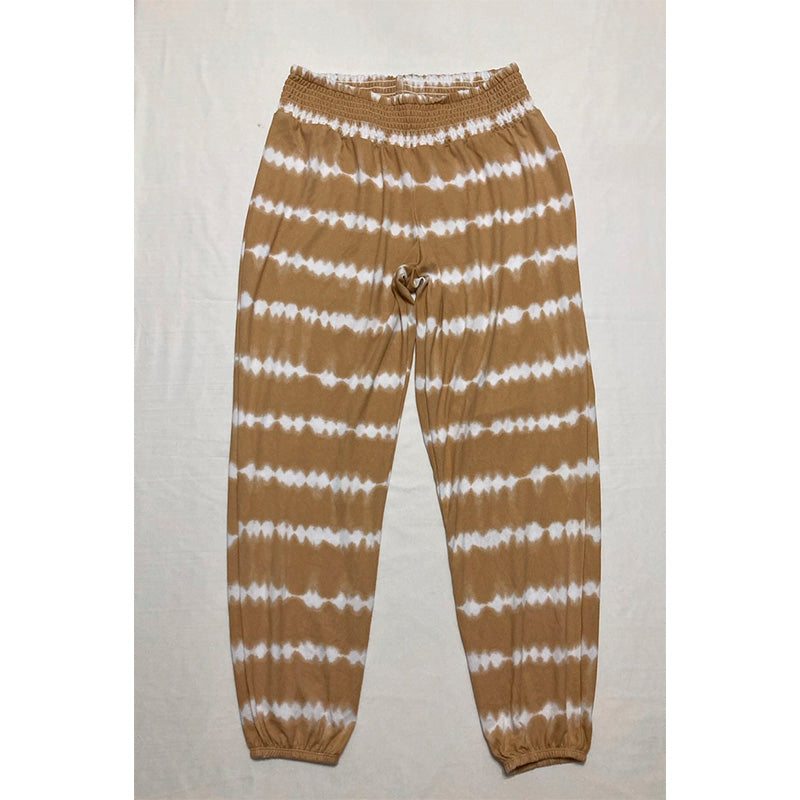 Jenni Lettuce Edge Sleepwear Set Natural Camel L