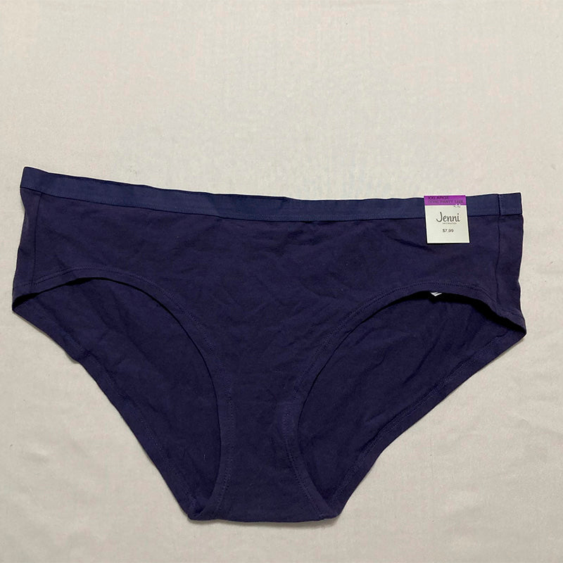 Jenni Cotton Hipster Underwear Elastic Waistband Nairobi Dusk 2XL