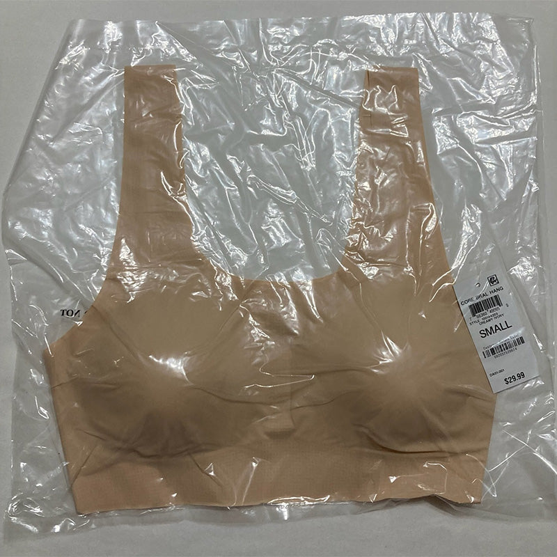 Alfani Laser Cut Seamless Bralette Creamy Ivory S