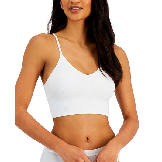 Jenni Seamless Ribbed Bralette White 2XL