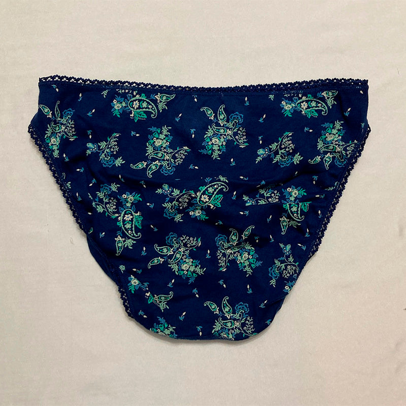 Charter Club Everyday Cotton Bikini Underwear Floral Paisley L