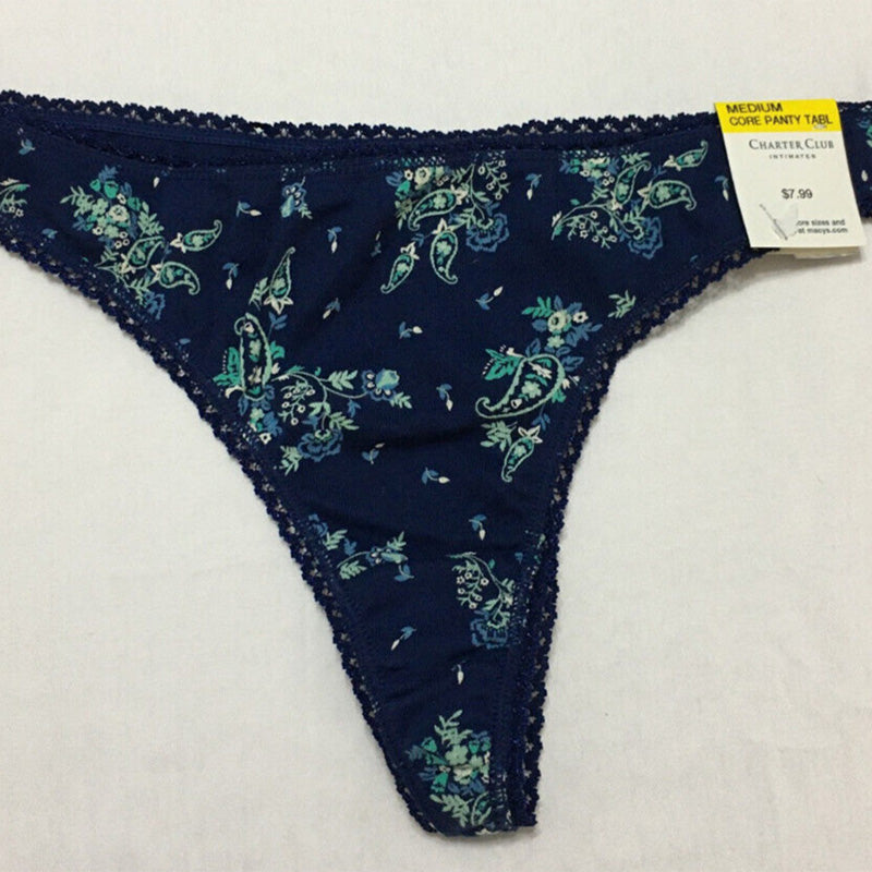 Charter Club Everyday Cotton Women Navy M
