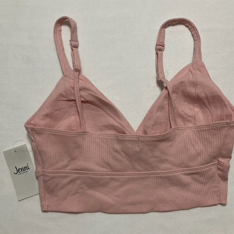 Jenni Women's Ribbed Bralette Peachskin L