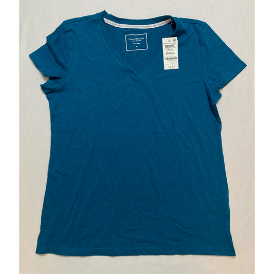 Charter Club Everyday Cotton V-Neck Only Pajama T-Shirt Blue S