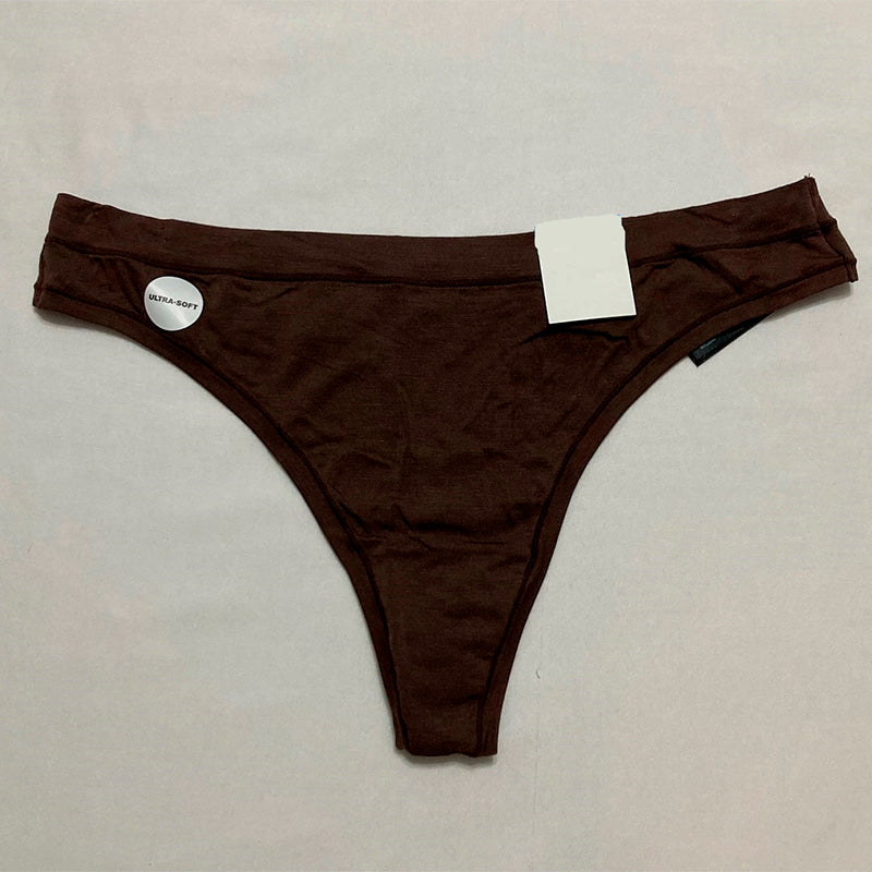 Alfani Ultra Soft Mix-and-Match Thong Underwear Brown XL