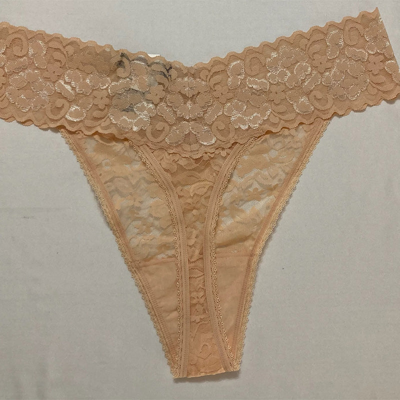 INC  Lace Thong Underwear Almond Latte