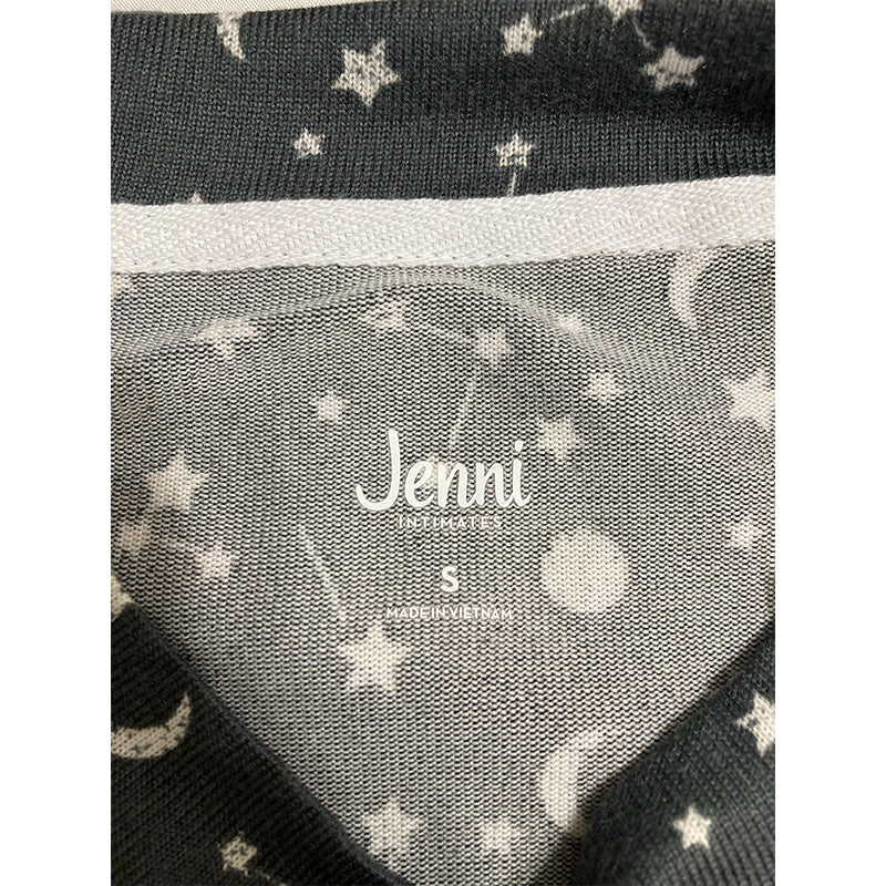 Jenni Long Sleeve Mix It Packaged Pajama Set Celest Toss S