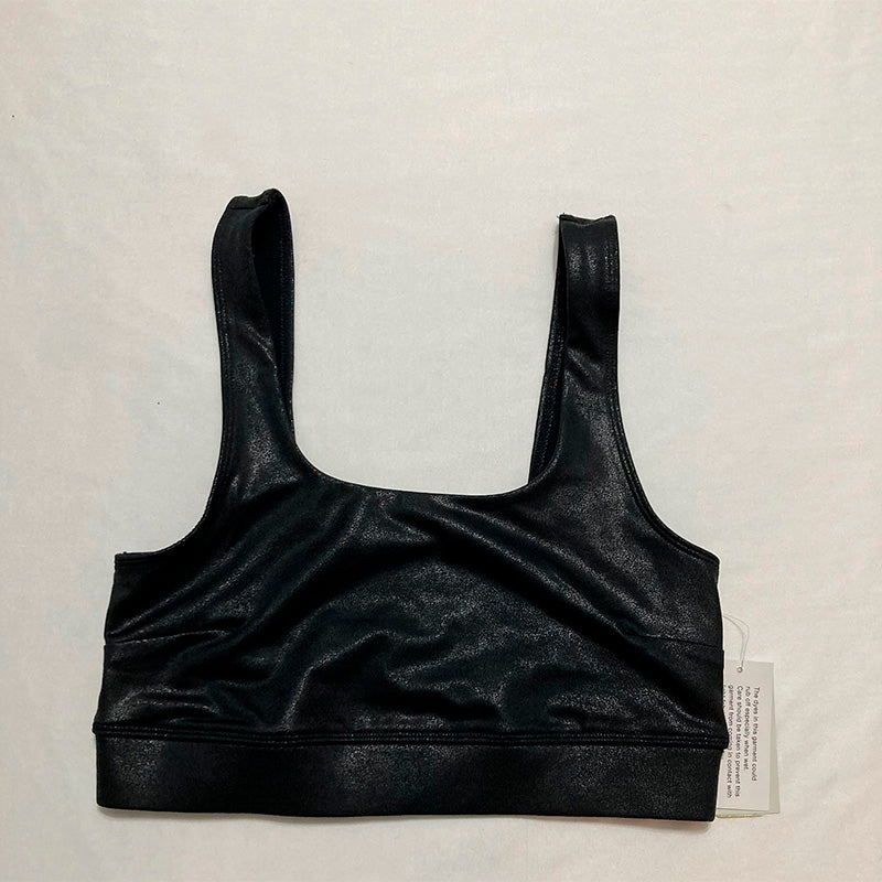 Jenni Square-Neck Bralette Black M