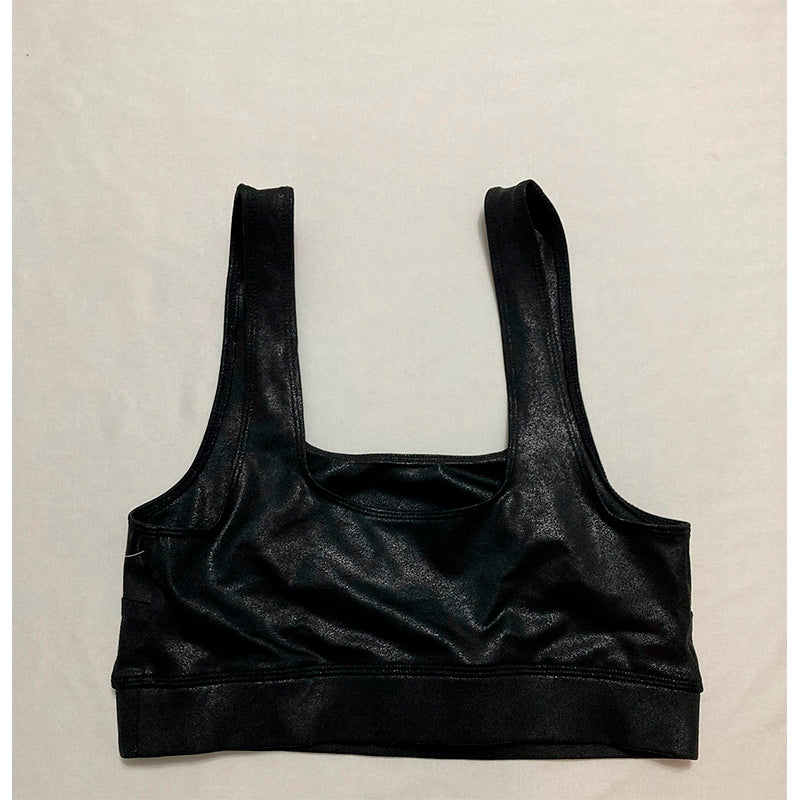 Jenni Square-Neck Bralette Black M