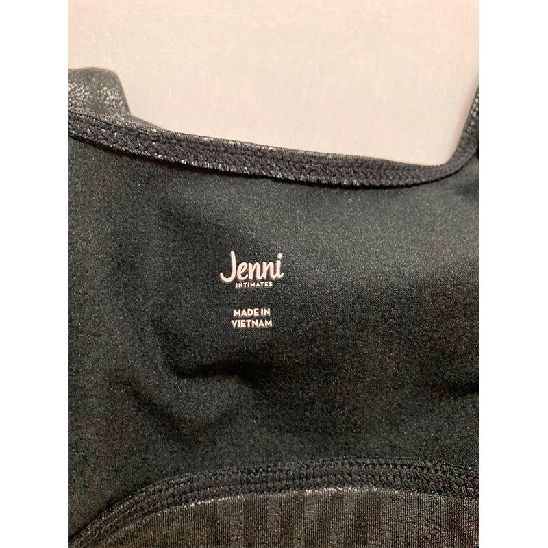 Jenni Square-Neck Bralette Black M