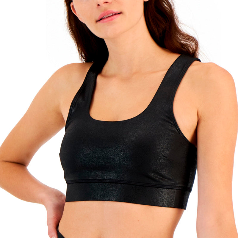Jenni Square-Neck Bralette Black M