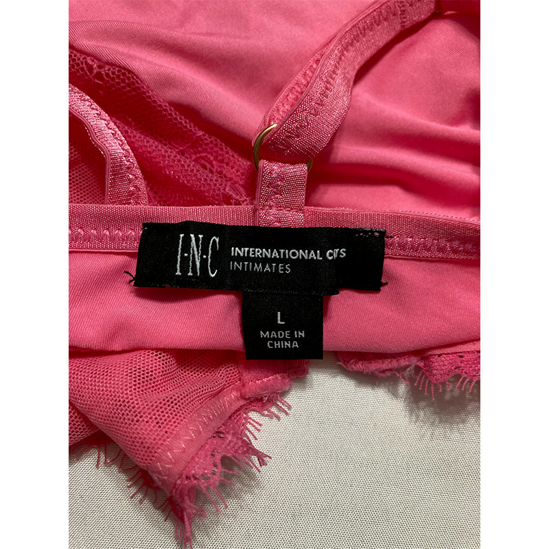 INC Micro Lace Bodysuit Pink L