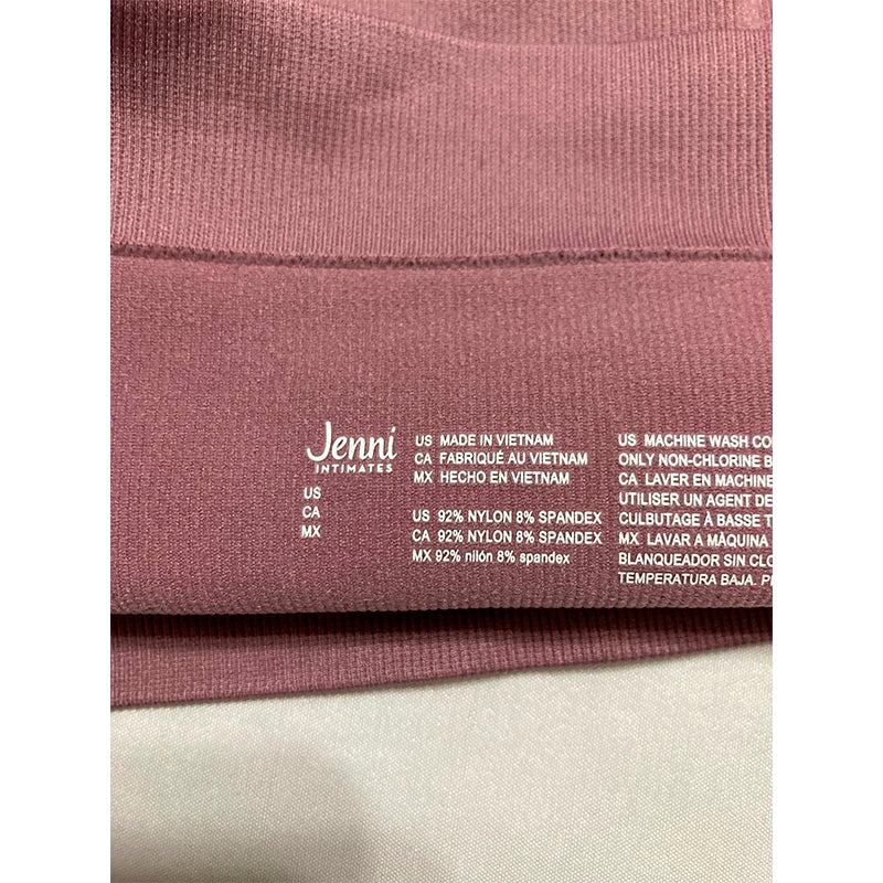 Jenni Hi-Cut Seamless Bikini Underwear Porcelain Pink 2XL