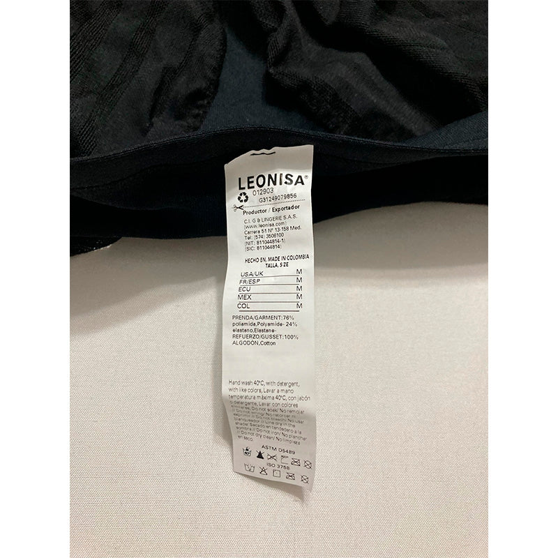 Leonisa Invisible Comfy Tummy Control Classic Panty Black M