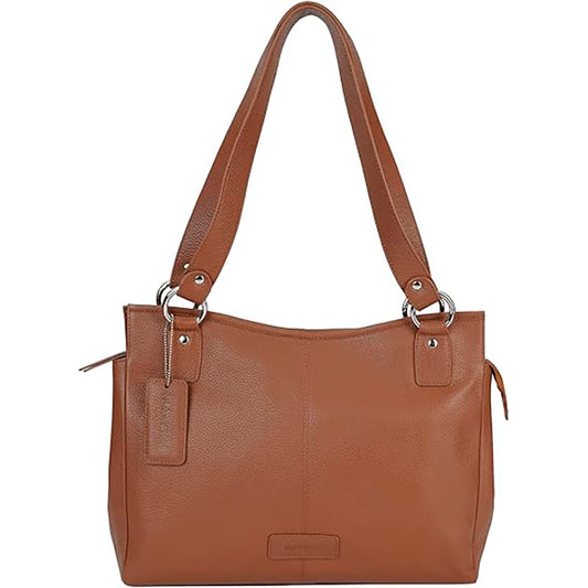 Mancini Kelsea Camel Shoulder Bag Camel