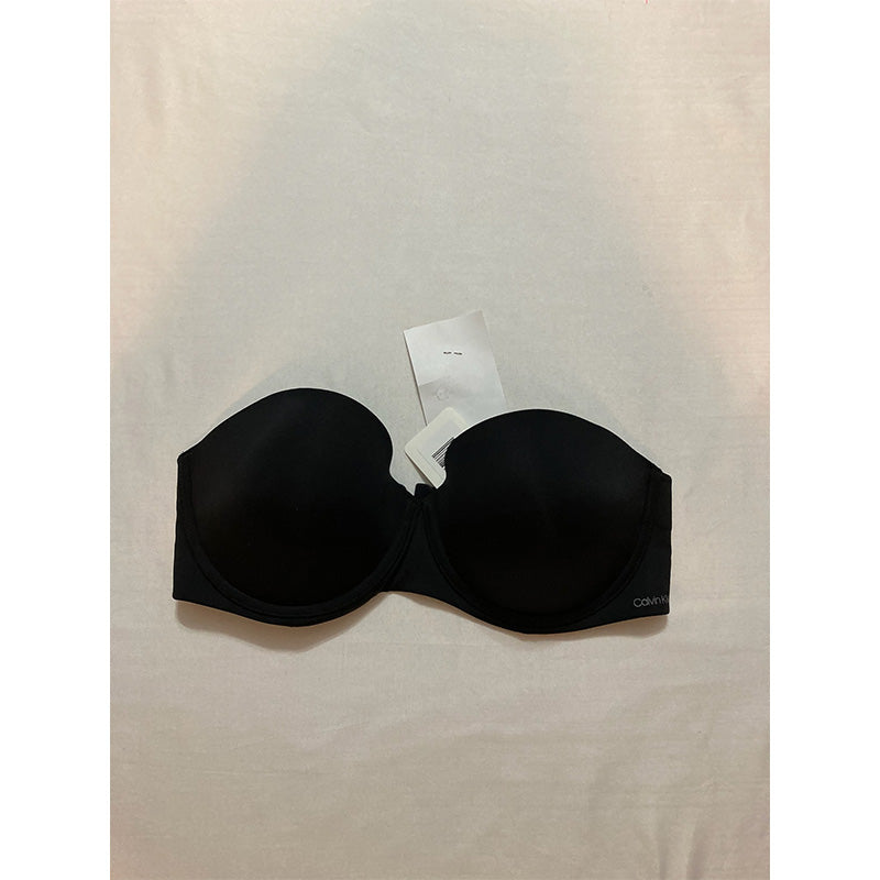 Calvin Klein Perfectly Fit Strapless Convertible Push-Up Bra Black 34D