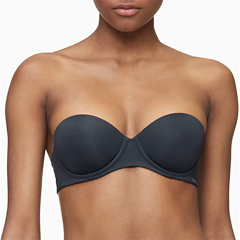 Calvin Klein Perfectly Fit Strapless Convertible Push-Up Bra Black 34D