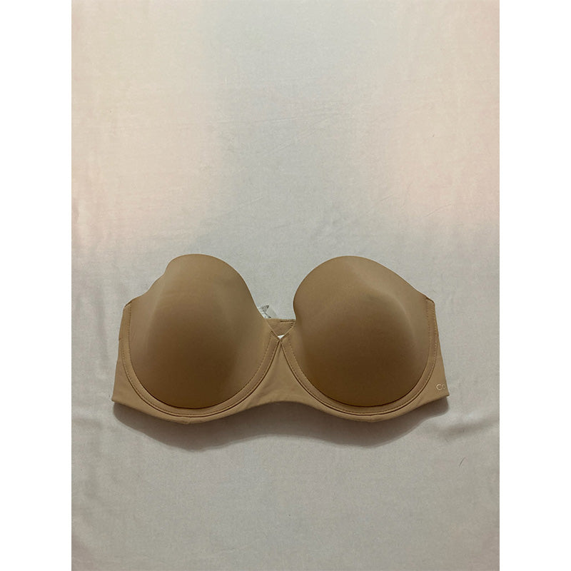 Calvin Klein Perfectly Fit Strapless Convertible Push-Up Bra Nude 34D