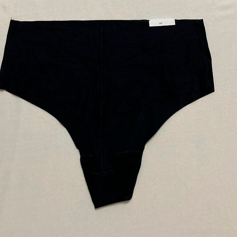Calvin Klein Women's Invisibles High-Waist Thong Panty Black S