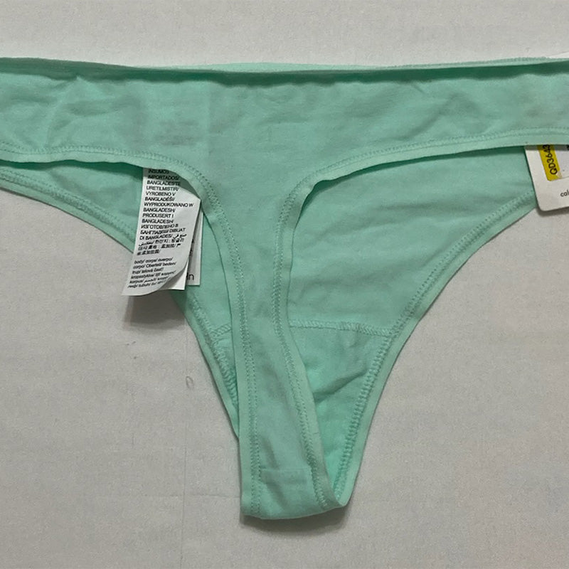 Calvin Klein Cotton Form Thong Underwear Aqua Luster M