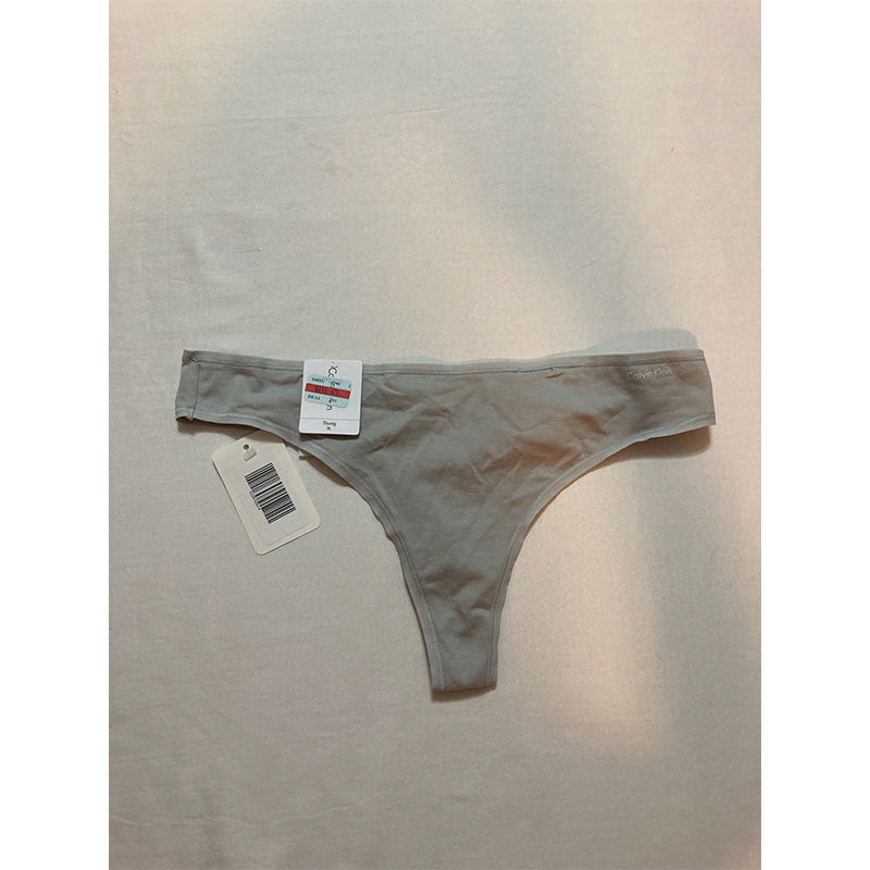 Calvin Klein Cotton Form Thong Underwear Grey XL