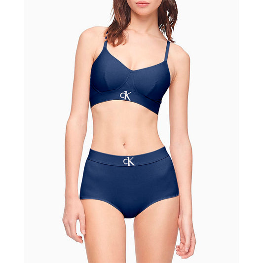 Calvin Klein One Plush Wirefree Bralette Navy S