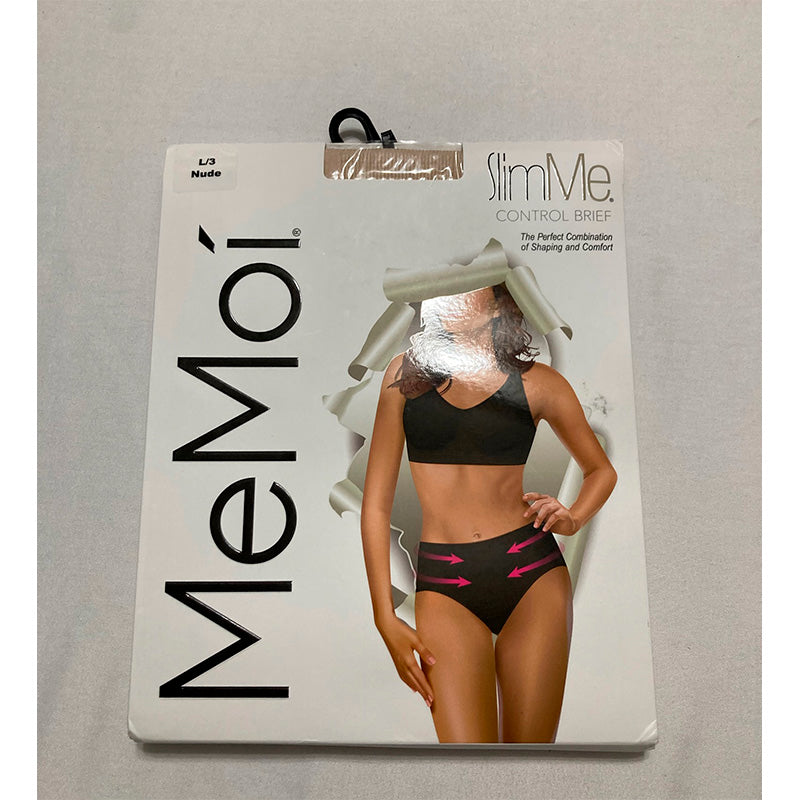 MeMoi Women's SlimMe Seamless Control Top Shaping Panty L