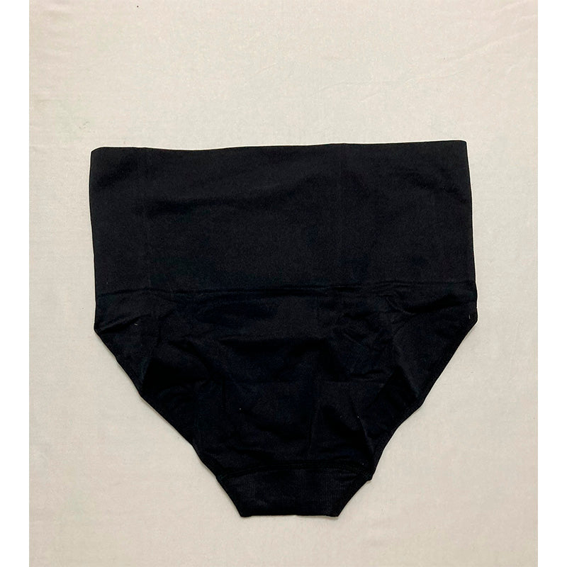SlimMe High Waisted Seamless Underwear Black L