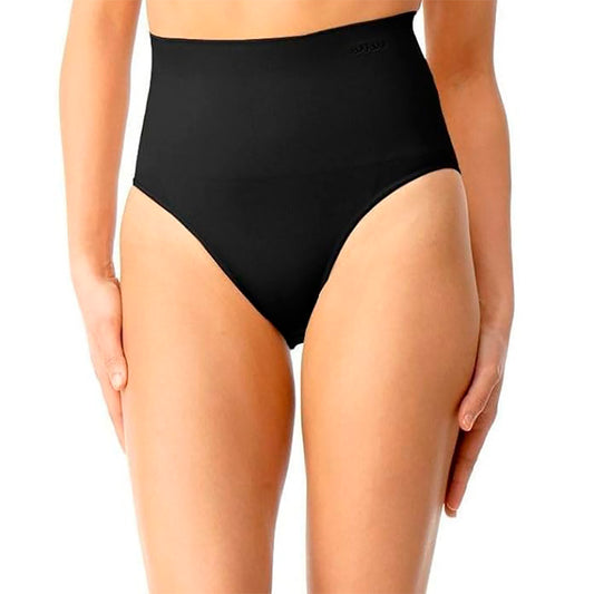 SlimMe High Waisted Seamless Underwear Black L