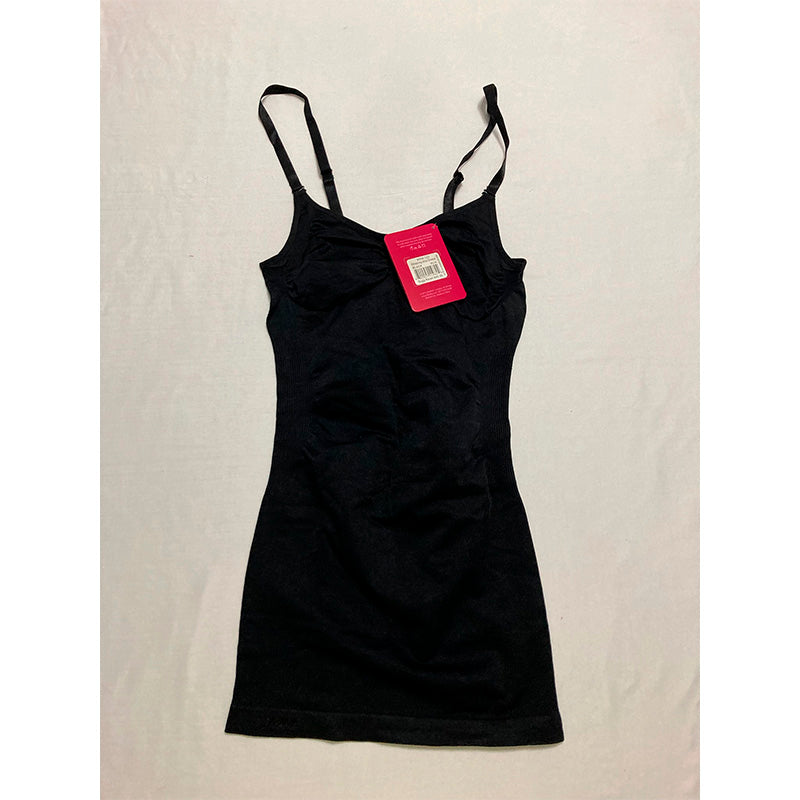 SlimMe Shaping Seamless Slip with Adjustable Straps Black XL