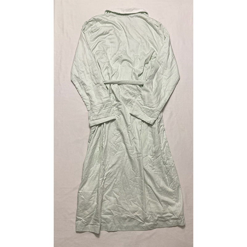 Coyuchi Sateen Terry Robe L Misty Ocean