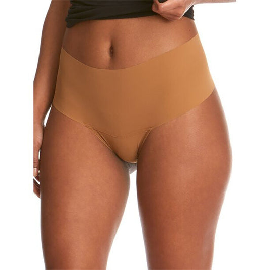 Hanky Panky Breathe High-Waist Thong Brown M