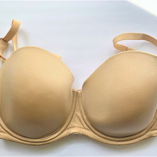 NWD INC Multi-Way Strapless Bra, Frappe, 38DD