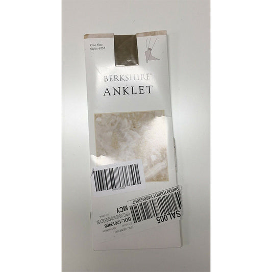 NWOT Berkshire Sheer Ankle High Tights Brown One Size