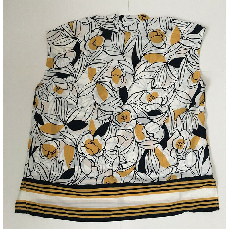 Bar III Tie-Neck Top, Created for Macy's Floral-Print XL