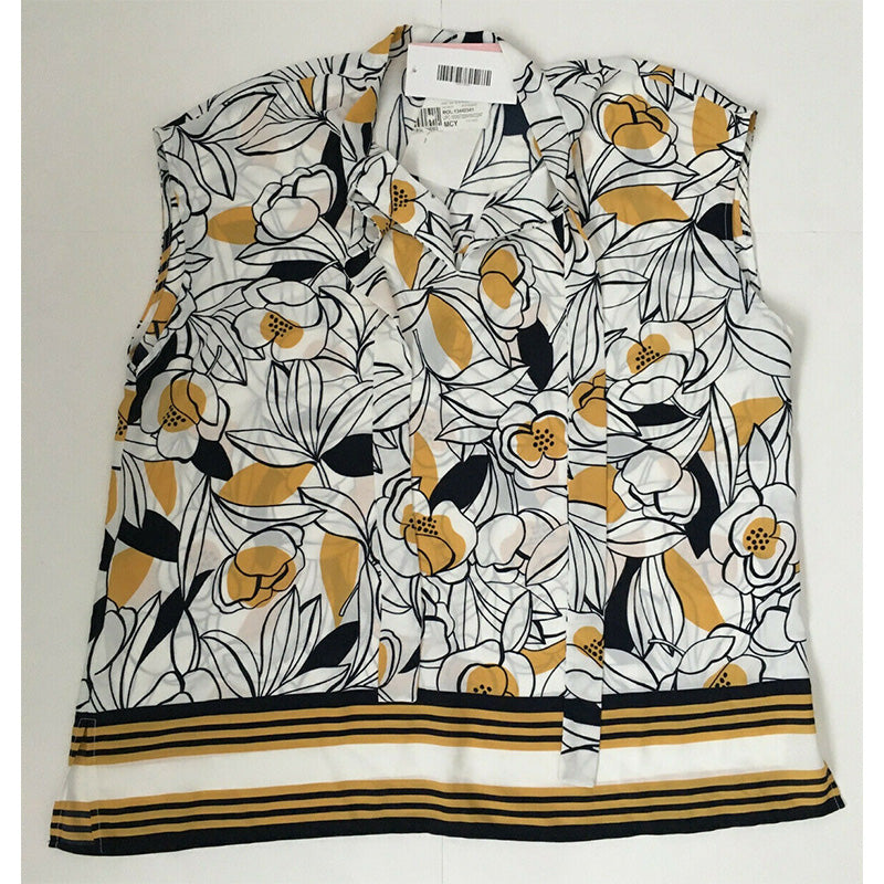 Bar III Tie-Neck Top, Created for Macy's Floral-Print XL