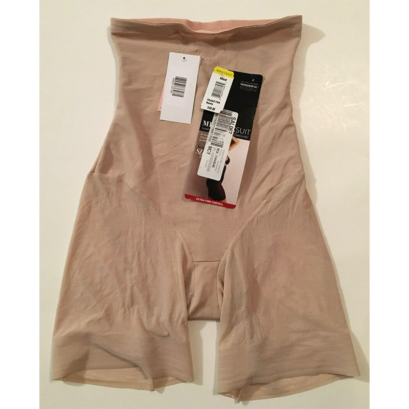 NWD Miraclesuit Shapewear Extra Firm Sexy Sheer Shaping Hi-Waist Thigh Slimmer M