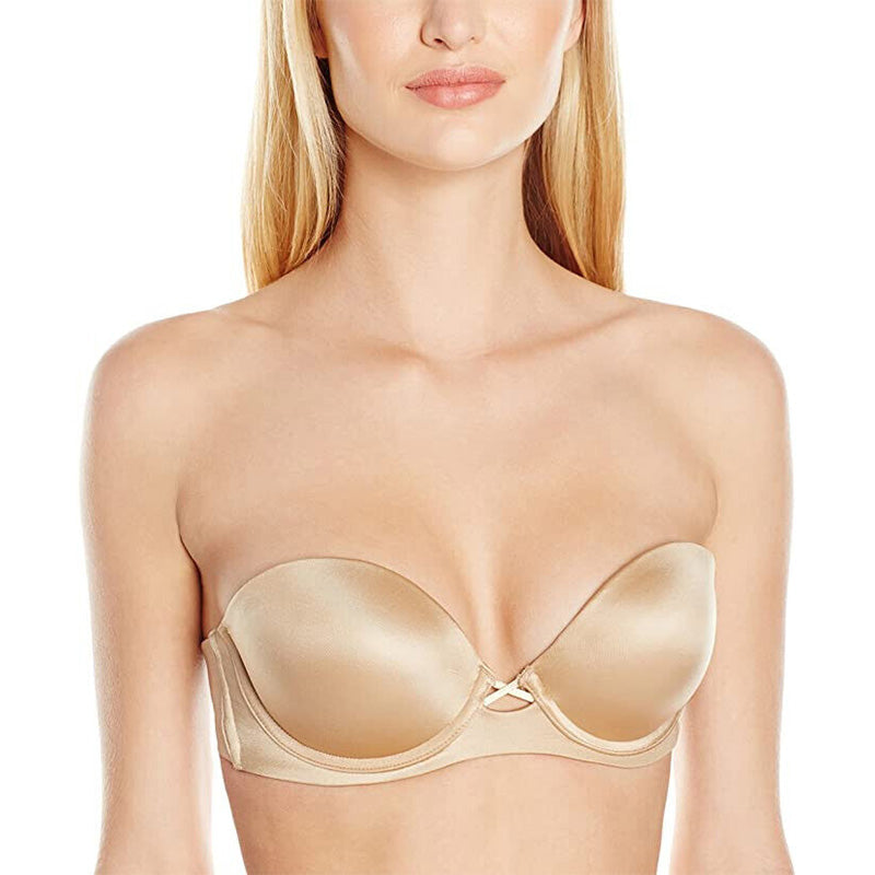 Maidenform Women's Love The Lift Natural Boost Strapless Body Beige 38C