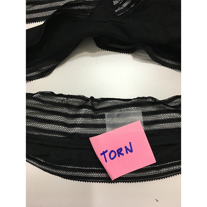 NWD Calvin Klein Ultra Soft Modal Striped-Waist Hipster Underwear Black XL