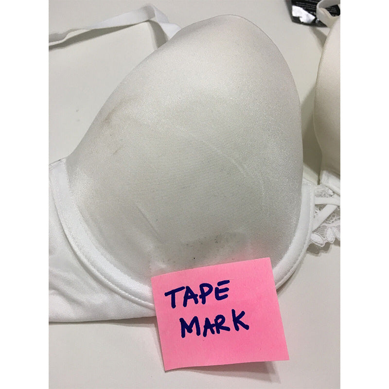 NWD Maidenform DreamWire Underwire Bra, No-Poke Push-Up Bra White 34B