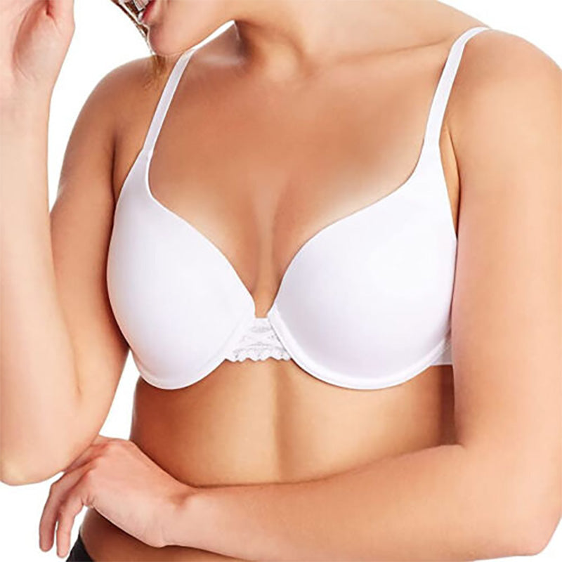 NWD Maidenform DreamWire Underwire Bra, No-Poke Push-Up Bra White 34B