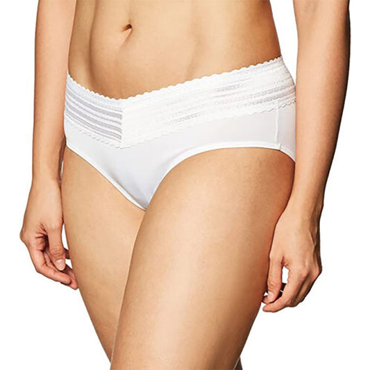 NWD Warner's Women's No Pinching No Problems Dig-Free Comfort White L