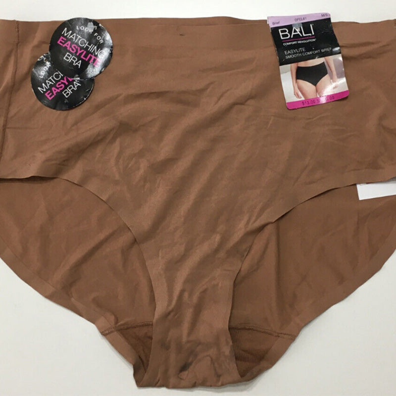 NWD Bali Women's Comfort Revolution Easylite Brief Panty Brown M