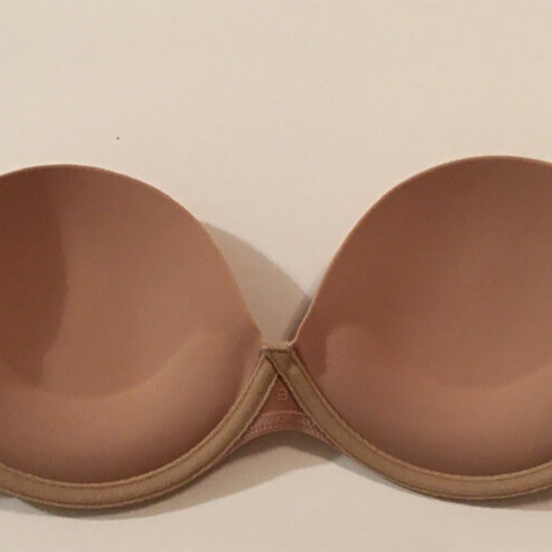 NWD Fashion Forms Go Bare Backless Strapless Bra Beige B